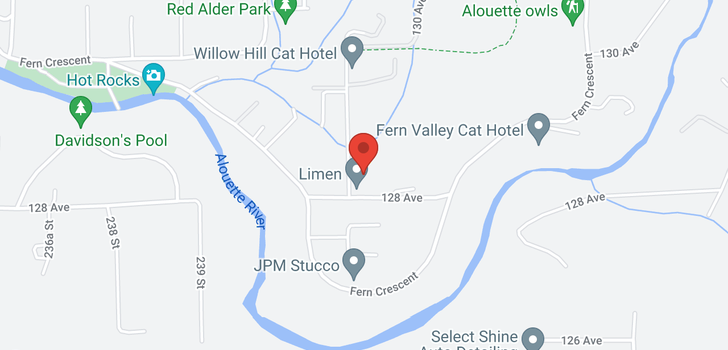 map of 12925 MILL STREET
